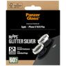 Szkło hartowane na obiektyw PanzerGlass  Hoops Glitter do iPhone 17 / 16 / 16 Plus srebrny na NearMe.pl