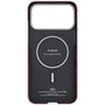 Etui PITAKA Ultra-Slim Monogram MagSafe do iPhone 17 Pro Max złoto czerwony na NearMe.pl