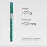 Etui PITAKA Ultra-Slim Monogram MagSafe do iPhone 17 Pro Max złoto zielony na NearMe.pl