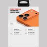 Szkło na obiektyw aparatu Skinarma Magma Full Matte do iPhone 17 Pro Max pomarańczowy na NearMe.pl