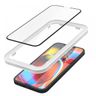 Spigen Alm Glass FC iPhone 17e/16e/14/13 Pro/13 szkło hartowane czarna ramka z ramką montażową AGL03725 na NearMe.pl