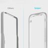 Spigen Alm Glass FC iPhone 17e/16e/14/13 Pro/13 szkło hartowane czarna ramka z ramką montażową AGL03725 na NearMe.pl