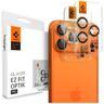 Osłona aparatu Spigen Optik Pro Glas.TR  "EZ FIT" Camera Protector 2szt do iPhone 17 Pro Max / 16 Pro / 16 Pro Max pomarańczowy na NearMe.pl