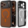 Etui Spigen Ultra Hybrid Mag MagSafe do  iPhone 17 Pro Max czarno-pomarańczowy na NearMe.pl