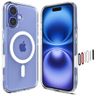 Etui Spigen Ultra Hybrid Mag do iPhone   16 MagSafe biały na NearMe.pl