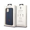 US Polo USHCP14MPFAV iPhone 14 Plus / 15 Plus 6.7" granatowy/navy blue Leather Stitch na NearMe.pl