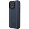 US Polo USHCP14XPFAV iPhone 14 Pro Max 6,7" granatowy/navy blue Leather Stitch na NearMe.pl
