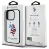 US Polo USHCP15XPUSH iPhone 15 Pro Max   6,7" biały/white Leather Big DH American Flag na NearMe.pl