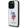 US Polo USHCP15XPUSH iPhone 15 Pro Max   6,7" biały/white Leather Big DH American Flag na NearMe.pl