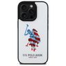 US Polo USHCP15XPUSH iPhone 15 Pro Max   6,7" biały/white Leather Big DH American Flag na NearMe.pl