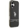 Etui US Polo DH and Bottom Stripe Logo   MagSafe do iPhone 17 czarny na NearMe.pl