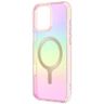 Etui UNIQ Iridescia do iPhone 16 Pro Max Magclick Charging pink prism na NearMe.pl
