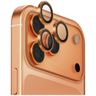 Szkło na obiektyw aparatu UNIQ Optix     Aluminium Camera Lens Protector do iPhone 17 Pro / iPhone 17 Pro Max z aplikatorem bursztynowy na NearMe.pl