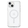 UNIQ etui Coehl Glace iPhone 15 / 14 /13 6.1" Magnetic Charging srebrny/sparkling silver na NearMe.pl