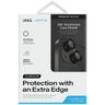 UNIQ Optix Aluminium Camera LensProtector iPhone 15 6.1" / 15 Plus 6.7" midnight black szkło na obiektyw aparatu z aplikatorem na NearMe.pl