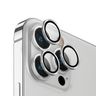 UNIQ Optix Aluminium Camera LensProtector iPhone 14 Pro 6.1" / 14 Pro Max 6.7" sterling silver szkło na obiektyw aparatu z aplikatorem na NearMe.pl