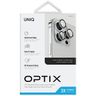 UNIQ Optix Aluminium Camera LensProtector iPhone 14 Pro 6.1" / 14 Pro Max 6.7" sterling silver szkło na obiektyw aparatu z aplikatorem na NearMe.pl