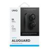 UNIQ Optix Aluminium Camera LensProtector iPhone 16 6.1" / 16 Plus 6.7" midnight black szkło na obiektyw aparatu z aplikatorem na NearMe.pl