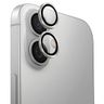 UNIQ Optix Aluminium Camera Lens Protector iPhone 16 6.1" / 16 Plus 6.7" sterling silver szkło na obiektyw aparatu z aplikatorem na NearMe.pl