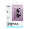 UNIQ Optix Aluminium Camera LensProtector iPhone 16 6.1" / 16 Plus 6.7" grape pink szkło na obiektyw aparatu z aplikatorem na NearMe.pl