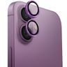 UNIQ Optix Aluminium Camera LensProtector iPhone 16 6.1" / 16 Plus 6.7" grape pink szkło na obiektyw aparatu z aplikatorem na NearMe.pl