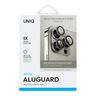 UNIQ Optix Aluminium Camera Lens Protector iPhone 16 Pro 6.3" / 16 Pro Max 6.9" titanium grey szkło na obiektyw aparatu z aplikatorem na NearMe.pl