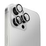 UNIQ Optix Aluminium Camera Lens Protector iPhone 16 Pro 6.3" / 16 Pro Max 6.9" sterling silver szkło na obiektyw aparatu z aplikatorem na NearMe.pl