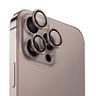 UNIQ Optix Aluminium Camera Lens Protector iPhone 16 Pro 6.3" / 16 Pro Max 6.9" taupe gold szkło na obiektyw aparatu z aplikatorem na NearMe.pl