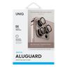 UNIQ Optix Aluminium Camera Lens Protector iPhone 16 Pro 6.3" / 16 Pro Max 6.9" taupe gold szkło na obiektyw aparatu z aplikatorem na NearMe.pl