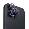 UNIQ Optix Aluminium Camera Lens Protector iPhone 16 Pro 6.3" / 16 Pro Max 6.9" iridescent szkło na obiektyw aparatu z aplikatorem na NearMe.pl