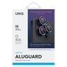 UNIQ Optix Aluminium Camera Lens Protector iPhone 16 Pro 6.3" / 16 Pro Max 6.9" iridescent szkło na obiektyw aparatu z aplikatorem na NearMe.pl