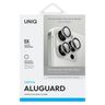 UNIQ Optix Aluminium Camera Lens Protector iPhone 16 Pro 6.3" / 16 Pro Max 6.9" white shimmer szkło na obiektyw aparatu z aplikatorem na NearMe.pl