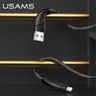 USAMS Kabel pleciony U41 lightning 3m2A czarny/black SJ397USB01 (US-SJ397) Fast Charge na NearMe.pl