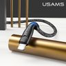 USAMS Kabel pleciony U41 lightning 3m2A czarny/black SJ397USB01 (US-SJ397) Fast Charge na NearMe.pl