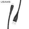 USAMS Kabel pleciony U41 lightning 3m2A czarny/black SJ397USB01 (US-SJ397) Fast Charge na NearMe.pl