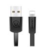 USAMS Kabel płaski U2 Lightning 1,2mczarny/black SJ199IP01 iPhone 5/6/7/8/X (US-SJ199) na NearMe.pl