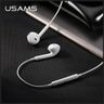 USAMS Słuchawki stereo EP-24 lightningiPhone 7/8/X/XS/XS Max/XR biały/white HSEP2401 na NearMe.pl
