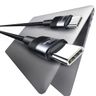 USAMS Kabel pleciony 240W USB-C/USB-C1.2m SY Series tarnish SJ727USB01 na NearMe.pl