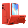 Wozinsky Kickstand Case silikonowe etui z podstawką etui Xiaomi Poco M4 Pro 5G czerwone na NearMe.pl