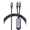 Kabel Joyroom Speedy Series S-A21 2w1 USB-C - USB-C / USB-C 100W 1.5m - czarny na NearMe.pl