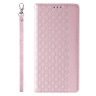 Magnet Strap Case etui iPhone 14 Pro pokrowiec z klapką portfel mini smycz podstawka różowe na NearMe.pl