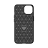 Elastyczne etui Carbon Case z wzorem karbon do iPhone 15 - czarne na NearMe.pl