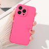Silicone case etui iPhone 14 Plus silikonowy pokrowiec różowe na NearMe.pl