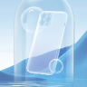 Baseus Frosted Glass Case etui pokrowiec do iPhone 13 Pro sztywna obudowa z żelową ramką przezroczysty (ARWS000702) na NearMe.pl