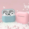 Etui do AirPods 2 / AirPods 1 silikonowy miękki pokrowiec na słuchawki niebieski (case C) na NearMe.pl