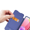 DUX DUCIS Skin X kabura etui pokrowiec z klapką Samsung Galaxy A03s niebieski na NearMe.pl
