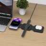 Ładowarka Tech-Protect QI15W-A24 indukcyjna MagSafe 3w1 na smartfon / AirPods / Apple Watch - czarna na NearMe.pl