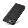 Magnet Strap Case etui iPhone 14 Pro Max pokrowiec z klapką portfel mini smycz podstawka czarne na NearMe.pl