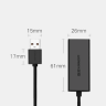 Ugreen zewnętrzna karta sieciowa RJ45 - USB 2.0 100 Mbps Ethernet czarny (CR110 20254) na NearMe.pl