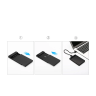 Ugreen kieszeń na dysk HDD SSD obudowa dysku SATA 2,5'' USB 3.2 Gen 1 (5 Gbps) micro USB SuperSpeed + kabel 0,5 m czarny (US221 30848) na NearMe.pl